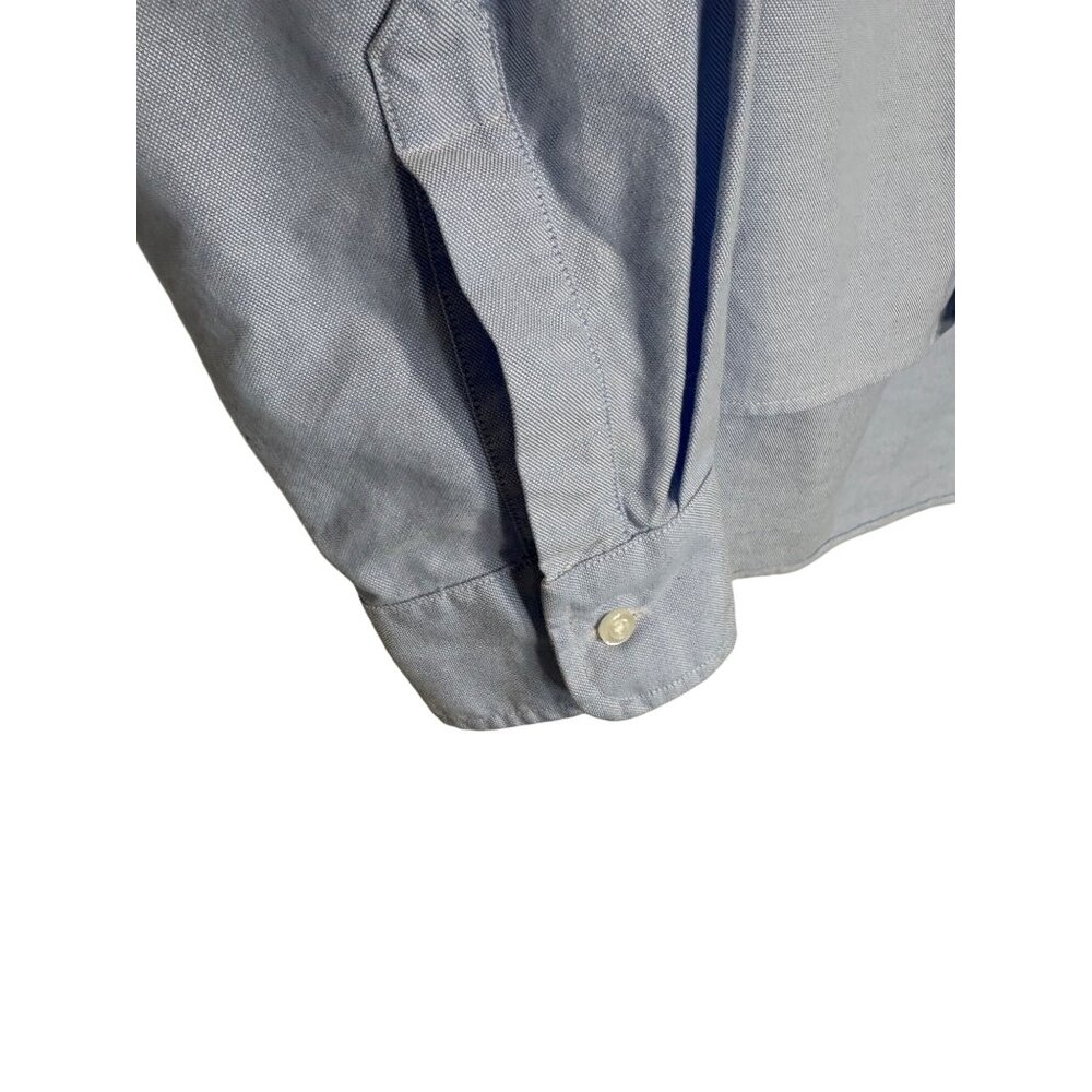 Frank & Eileen The Silvio Untuckable Shirt in Blue/White-sz Large - Picture 5 of 10